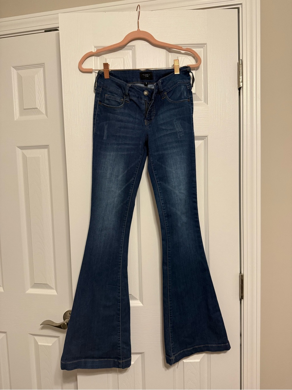 Celebrity Pink Dark Blue Flare Jeans
